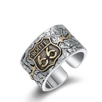 Anillo Ajustable Punk Plata Dedo Índice Retro - Image 5