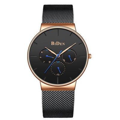 Reloj Hombre Calendario Malla Ultra Delgada - Image 5