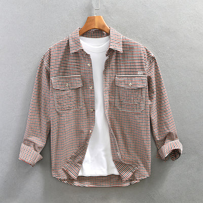 Camisa Casual a Cuadros para Hombre - Colección Primavera Verano