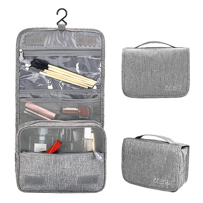 Bolsa de Aseo Colgante Impermeable con Organizador de Maquillaje para Viajes - Image 6