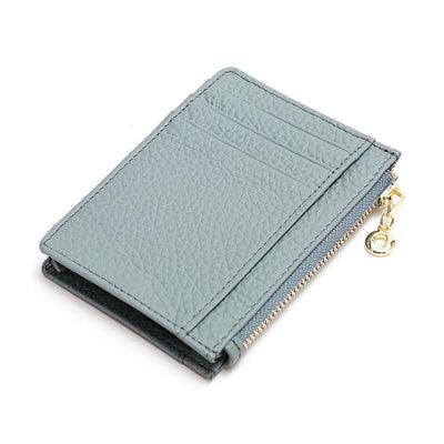 Billetera Compacta de Cuero para Mujer con Monedero Cremallera - Image 26