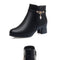 Botas Cortas de Cachemira y Cuero para Otoño e Invierno