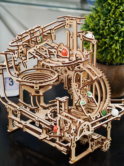 Puzzle 3D Bola de Madera con Pista de Elevador Paso a Paso - Image 9