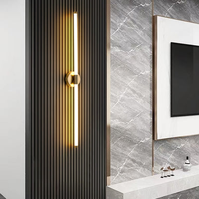 Lámpara de Pared Minimalista con Tira LED Lineal Creativa - Image 6