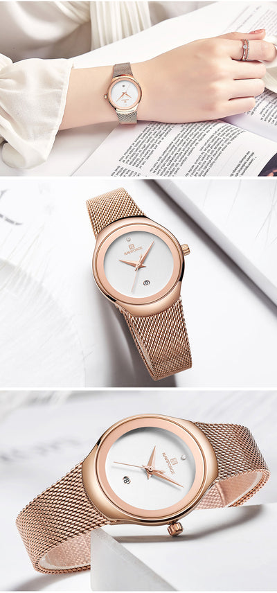 Reloj de Cuarzo con Malla Minimalista - Image 9