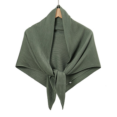 Pañoleta de Satén Efecto Arrugado - Accesorio Versátil de Moda - Image 13