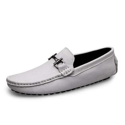 Mocasines de Cuero Genuino para Hombre - Zapatos Casuales de Diseño - Image 8