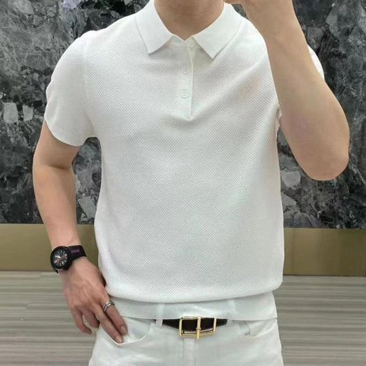 Polo Casual Lujo Asequible con Estampado de Piña - Manga Corta para Hombre - Image 13