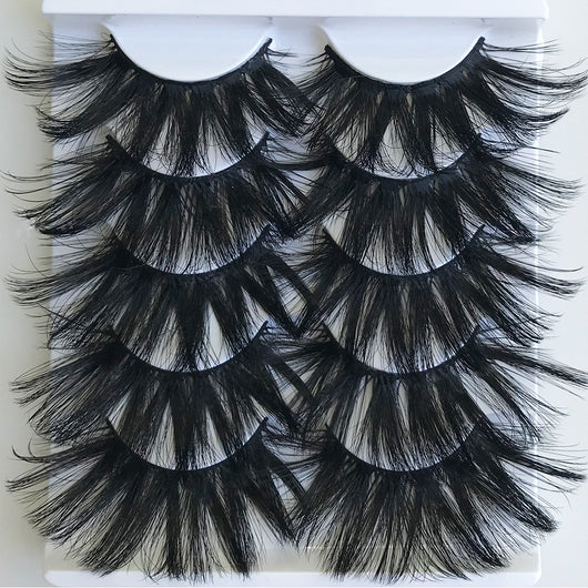 Pestañas de Visón Sintético Natural - Efecto Volumen y Largo - Image 15