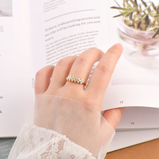 Anillo de Plata Esterlina S925 con Moissanita - Diseño Sofisticado - Image 12