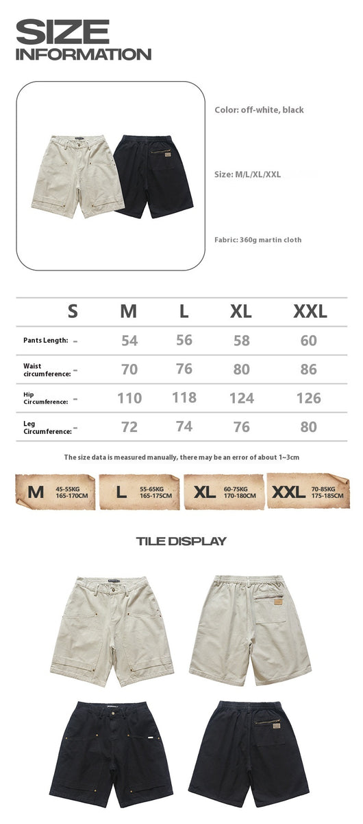 Shorts de Trabajo Pure Cotton - Comodidad y Estilo para Hombre - Image 9
