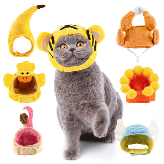 Gorro Divertido para Mascotas - Disfraz de Personaje Cartoon