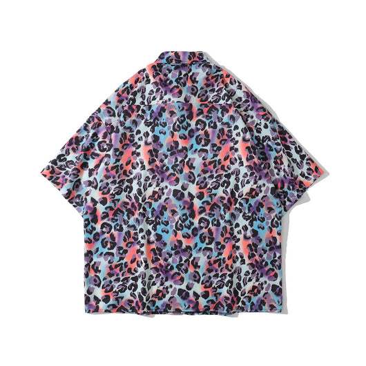 Camisa Floral Manga Corta Hombre Oversize Hip Hop Street - Image 3