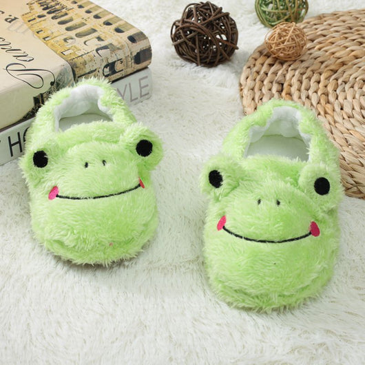 Pantuflas de Peluche Rana Animada para Interiores - Image 5