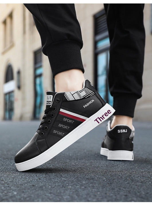 Zapatillas Deportivas Mid-Top para Hombre - Comodidad y Estilo - Image 22