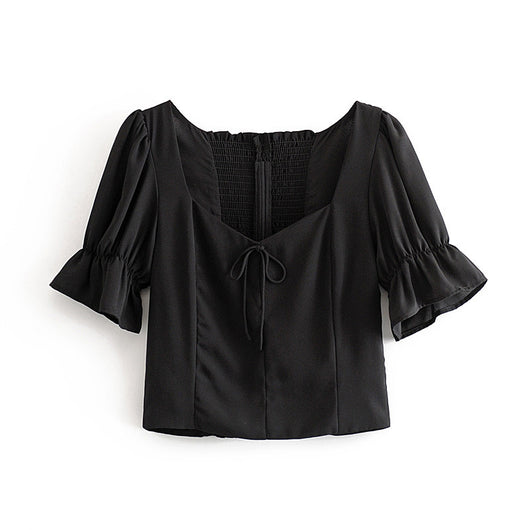 Blusa Corta de Gasa Ligera - Image 8