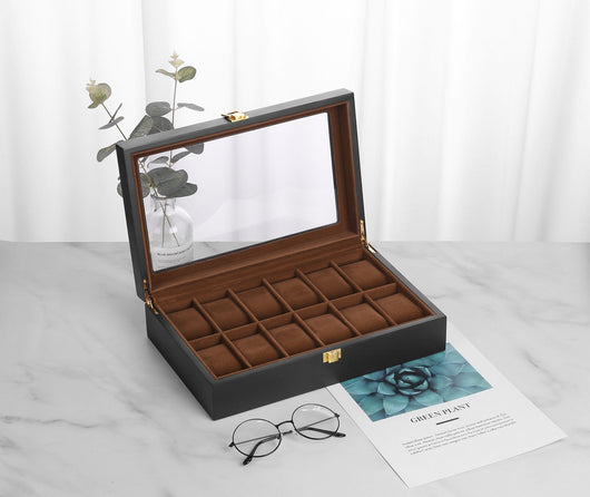 Estuche Organizador para 12 Relojes en Madera - Image 8