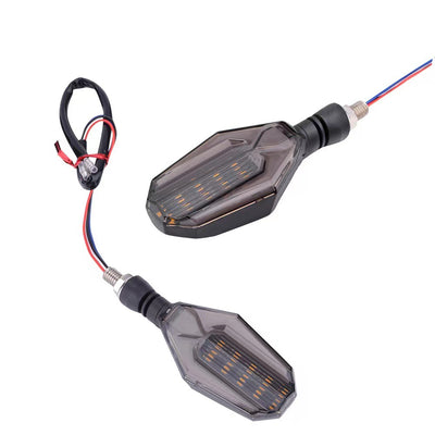 Direccionales LED Bicolor para Moto con Guía de Luz - Image 3