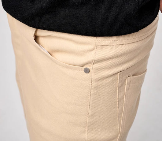 Pantalones Casuales Slim Fit Ligeramente Acampanados - Image 9