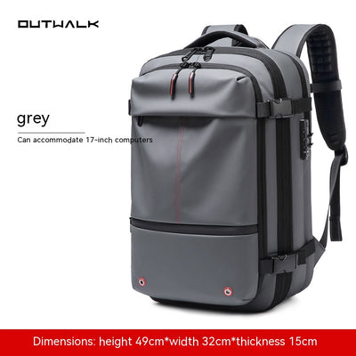 Mochila Ejecutiva Multifunción con Compartimento para Laptop y Compresión de Vacío - Image 8