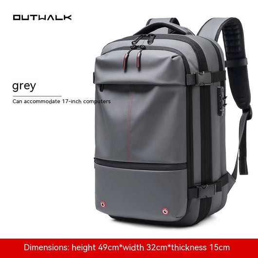 Mochila Ejecutiva Multifunción con Compartimento para Laptop y Compresión de Vacío - Image 8