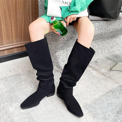 Botas Altas de Ante Texturizado para Mujer - Image 10