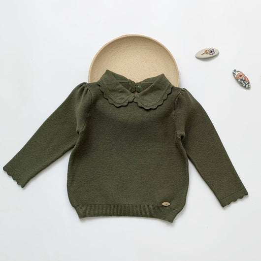Suéter de Punto para Niña con Encaje y Mangas Largas - Image 19