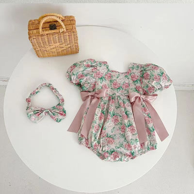 Mono Bebé Terciopelo Rosa - Enterizo Manga Corta - Image 11