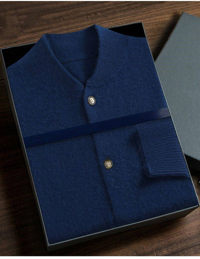 Cardigan Grueso y Cálido para Hombre - Suéter Holgado - Image 18
