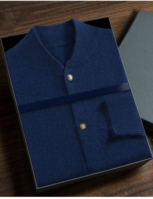 Cardigan Grueso y Cálido para Hombre - Suéter Holgado - Image 18