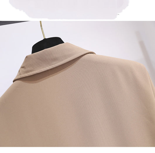 Conjunto de Dos Piezas Estilo Coreano: Blazer Oversized y Shorts Anchos - Image 7