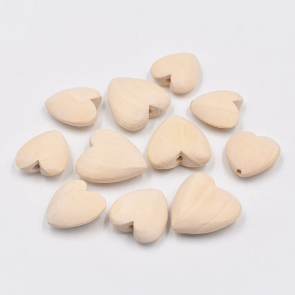 Accesorios DIY Corazones de Madera 20-40MM