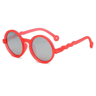 Gafas de Sol Infantiles Redondas con Protección UV y Patillas Flexibles - Image 2