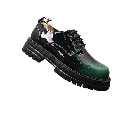 Zapatos de Cuero Casuales para Hombre con Suela Gruesa - Otoño Invierno - Image 5