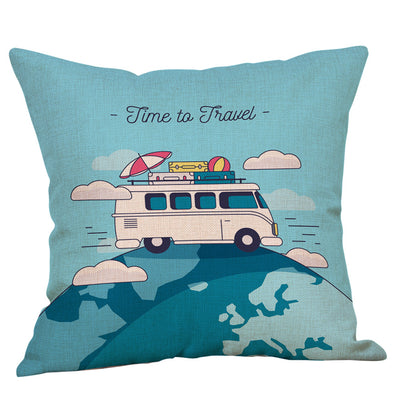 Fundas de Almohada Temática Playa Verano - Image 3