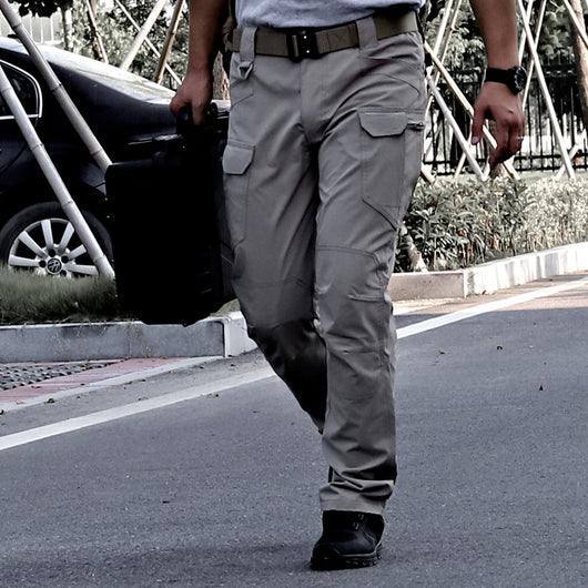Pantalones Cargo Camuflaje Hombre - Ajuste Relajado y Secado Rápido - Image 3