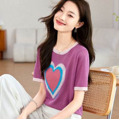 Camiseta Ligera Transpirable Fashion Love - Playera Básica Cómoda - Image 2