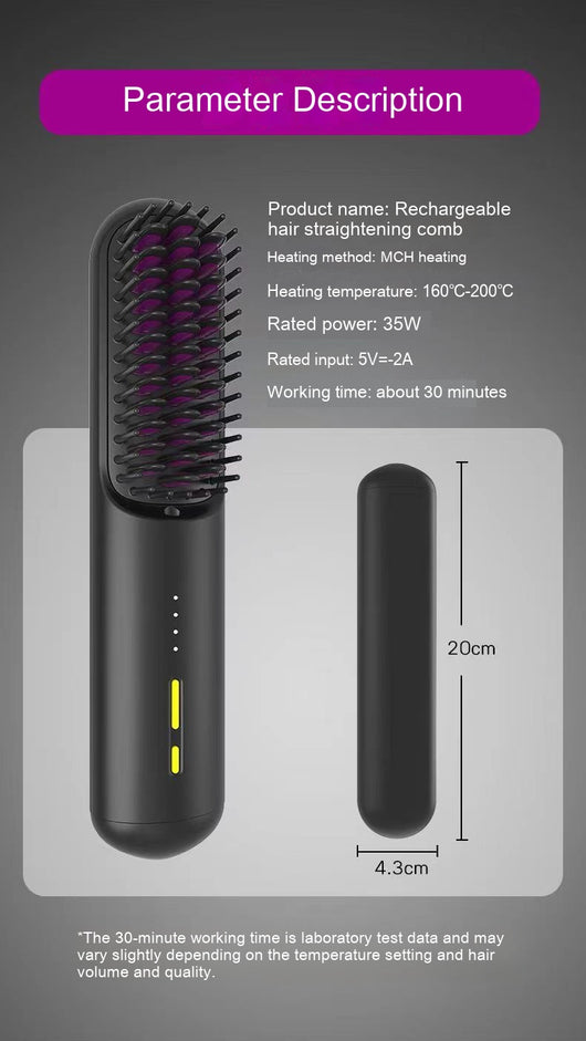 Alisador Inalámbrico Portátil 3 Generaciones - Carga Rápida para el Hogar - Image 7