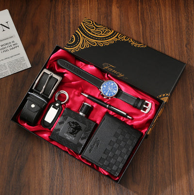 Set de Accesorios Premium para Hombre: Cartera, Cinturón, Reloj y Lentes de Sol - Image 11