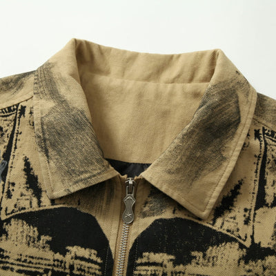 Chaqueta Retro Americana con Bordados y Parches Decorativos - Image 4