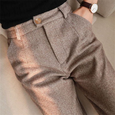 Pantalón Casual de Cintura Alta y Talle Slim - Image 3