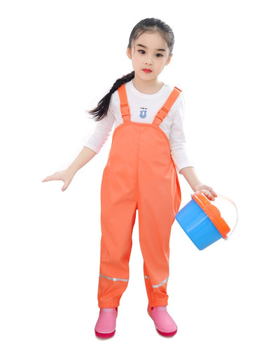 Pantalón Impermeable Transpirable con Tirantes para Niños - Image 8