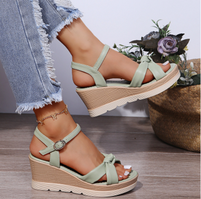 Sandalias con Cuña para Mujer - Tacón Alto Elegante - Image 6