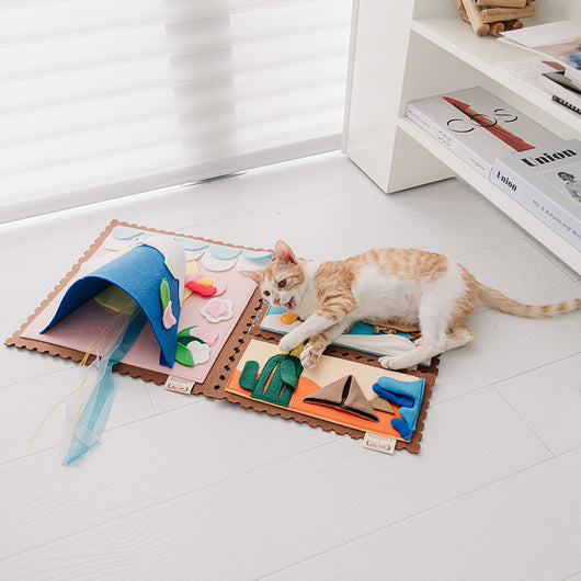 Juguete Interactivo de Exploración para Gatos con Texturas Aromáticas