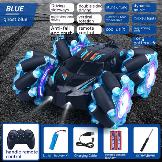 Auto de Control Remoto 24G 4x4 con Luces, Música y Giros de 360° - Image 2