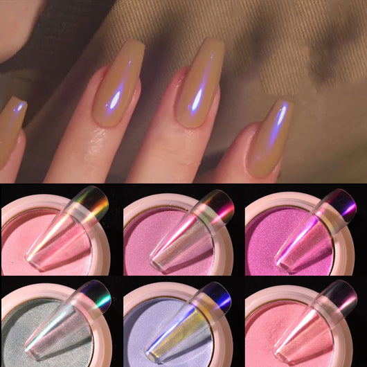 Polvo Espejo Sinfónico para Uñas - Efecto Cromático Profesional - Image 2