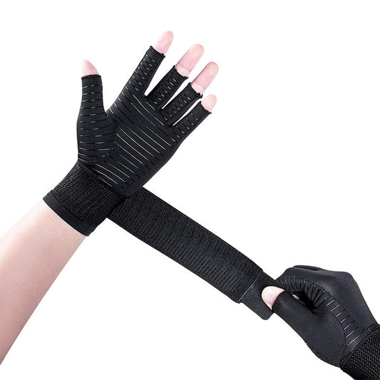 Guantes de Ciclismo con Fibra de Cobre - Soporte Articular y Agarre Antideslizante