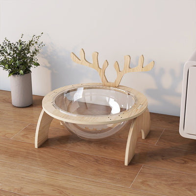 Cama Cápsula Espacial para Gatos en Madera Maciza - Nido Versátil Cuatro Estaciones - Image 3