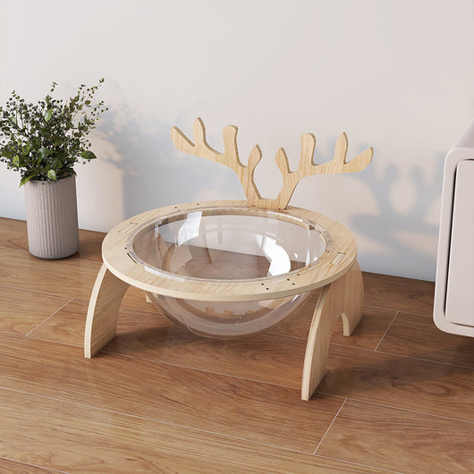 Cama Cápsula Espacial para Gatos en Madera Maciza - Nido Versátil Cuatro Estaciones - Image 3