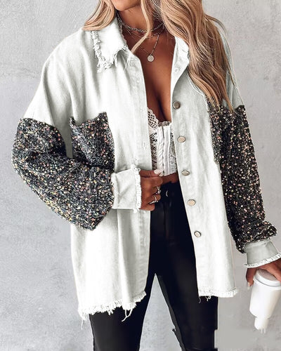 Blusa de Hombros Descubiertos con Patrón Serpentina para Mujer - Image 6